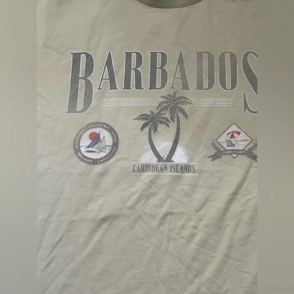 NWT AE Barbados Graphic Men's T-Shirt